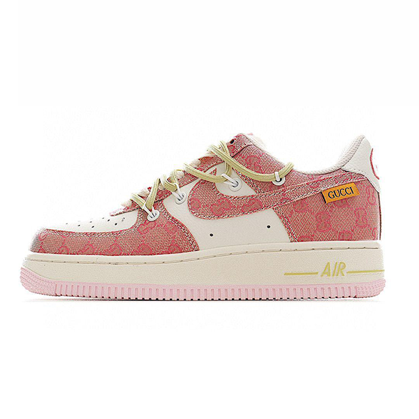 Gucci x Nike Air Force 1 Women's Sneakers in Pink