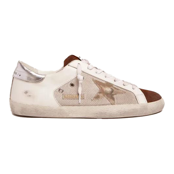 Golden Goose Superstar Women's Shoes, Beige Brown