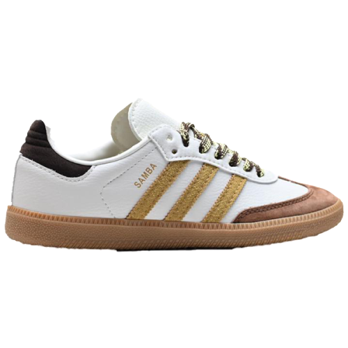 adidas gazelle silver green womens Women's Adidas Samba OG LT in Maroon / Gold Metallic – Oneness Boutique