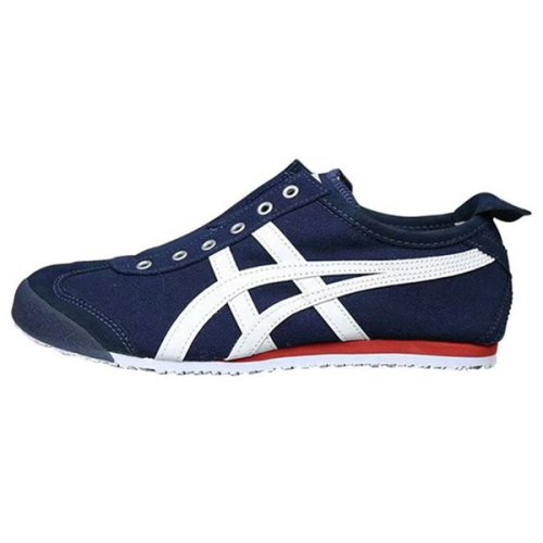 Onitsuka Tiger Slip-On Unisex Sneakers, Navy - E-SEVEN STORE