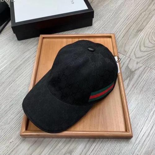 Gucci Baseball Cap in Black with Green and Red Stripes | ESEVEN STORE