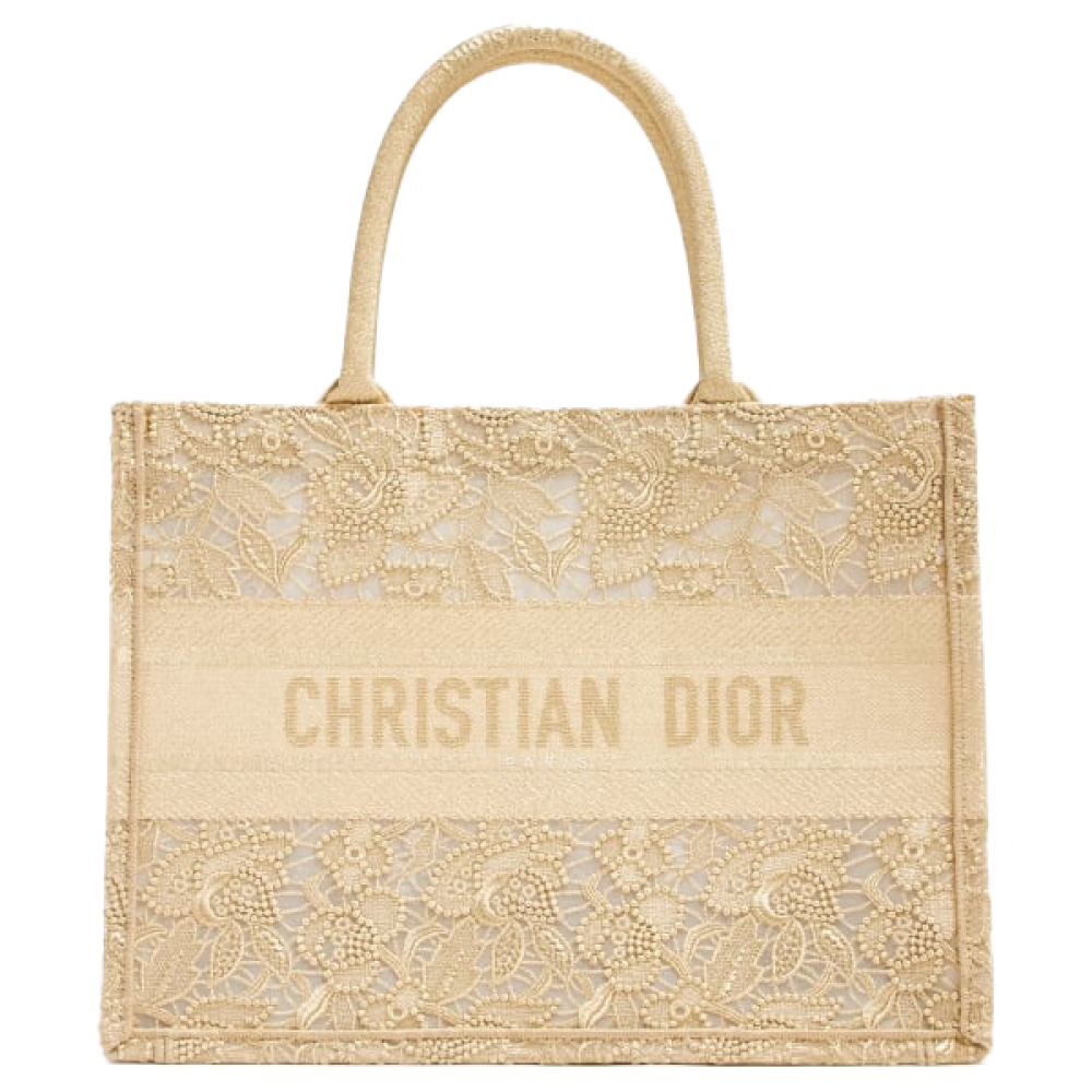 Dior modern berry bag, size 36 cm, beige, embroidered