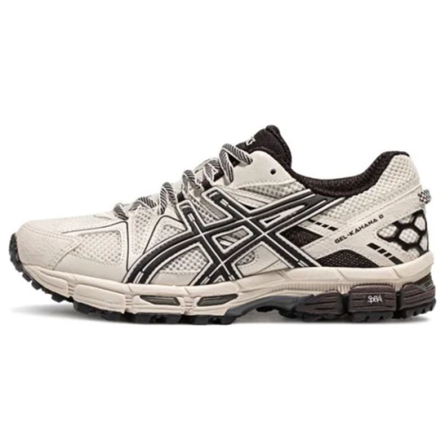 Skis Gel-Kahana 8 Running Shoe Cream Black - E-SEVEN STORE