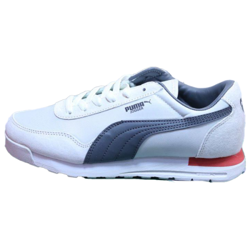 Puma Men's Jogger Shoes White Dark Blue E-SEVEN STORE
