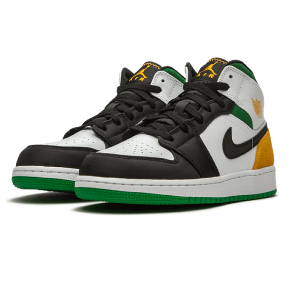 Nike Unisex Air Jordan Black Green Sneakers E-SEVEN STORE