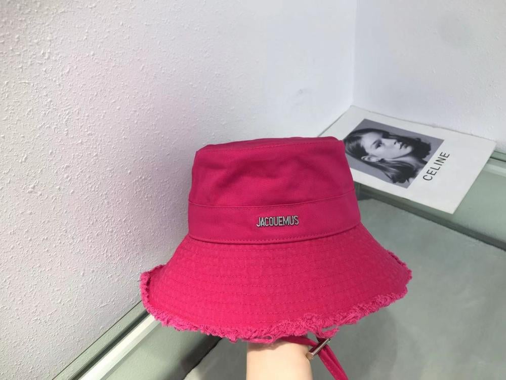 Jacquemus Unisex Fuchsia Summer Hat - E-SEVEN STORE