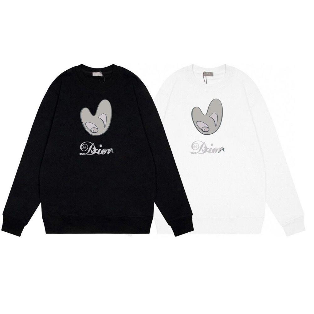 Unisex Christian Dior x Kenny Scharf winter sweatshirt, white