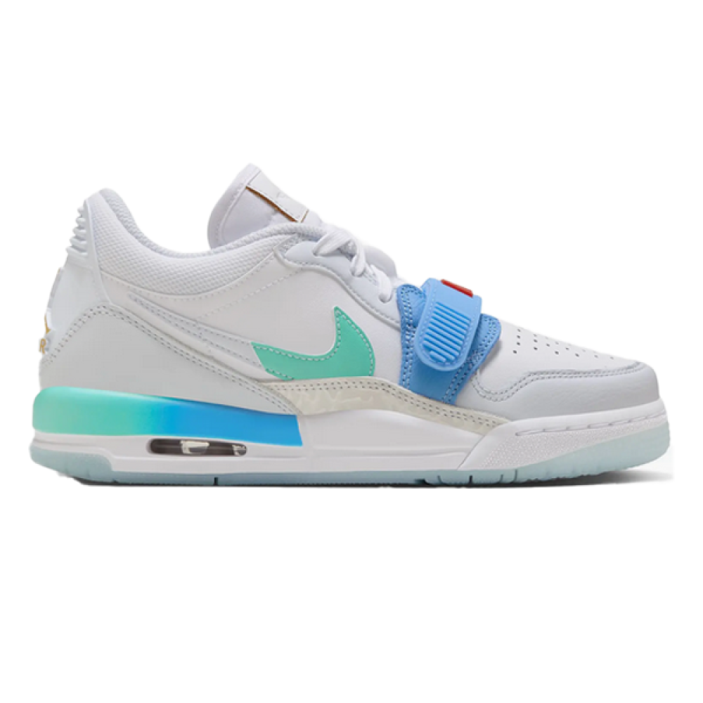 نايك سبورت شوز ايرجوردن ليجاسي312 أبيض أخضر أزرق