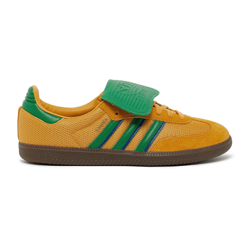 スニーカー adidas Samba OG Green Free Love Yellow W Adidas Originals Samba OG Court Green Yellow Velvet JI2681