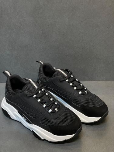 ディオール Dior B22 Men's Sneakers, Black Mesh Sneakers - E-SEVEN STORE