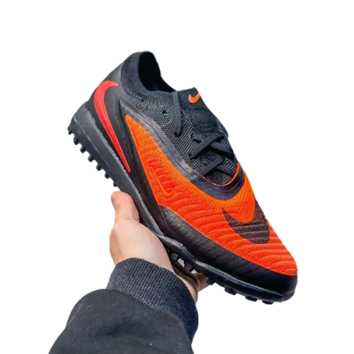 Nike Phantom 6 Pro Low Artificial Turf Shoes, Black/Orange - E