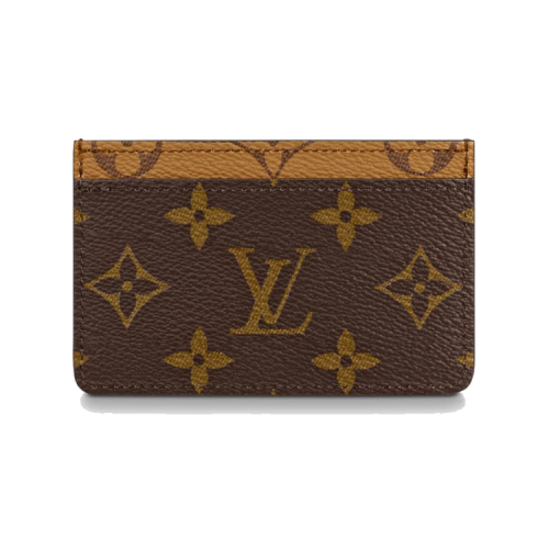 New 2023 Louis Vuitton Reverse Monogram Card Holder with Receipt
