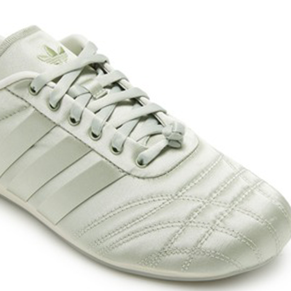 Adidas Taekwondo Women's Sneaker with Laces, Soft Green - E