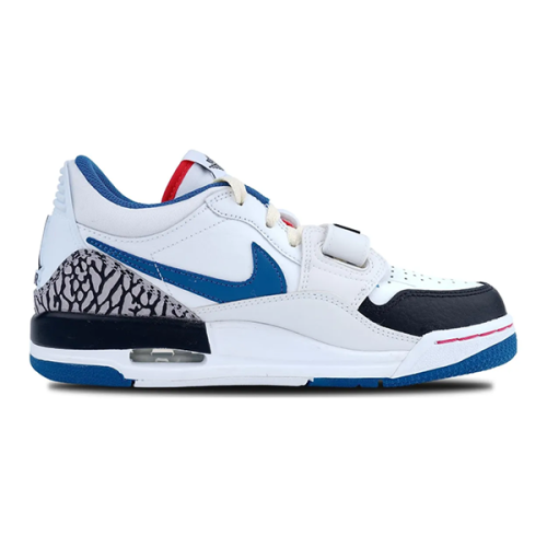 Nike Sport Shoes Air Jordan Legacy 312 White Black Blue - E