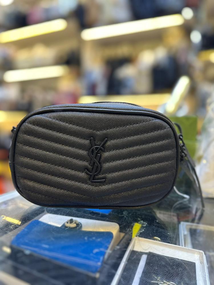 Saint Laurent Women's Small Black Leather Bag