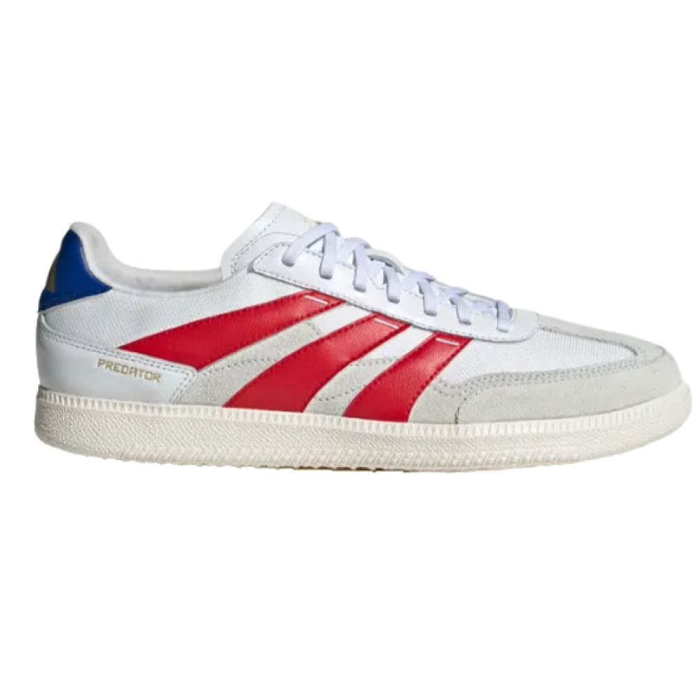 アメリカーナ Adidas Predator Unisex Flat Mesh White Red Stripes - E-SEVEN