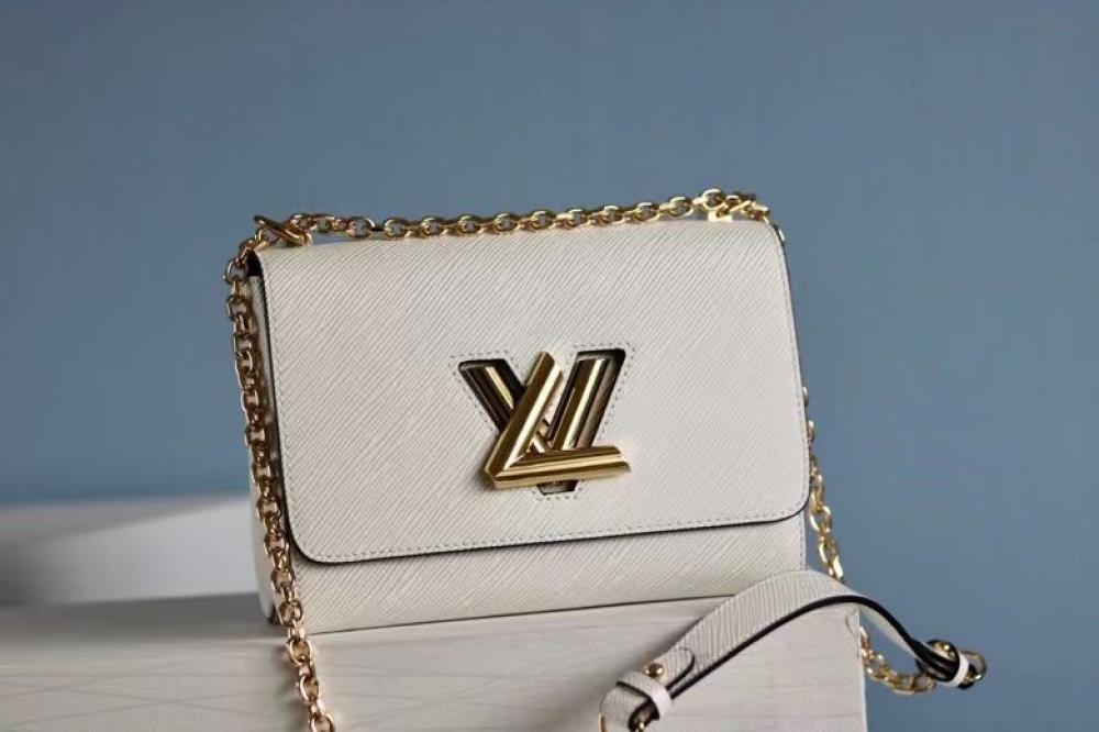 Louis Vuitton Twist White Gold Medium Women's Bag