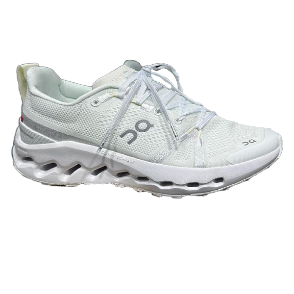 Unisex On Running Cloud Surfer White Silver Mesh Shoe