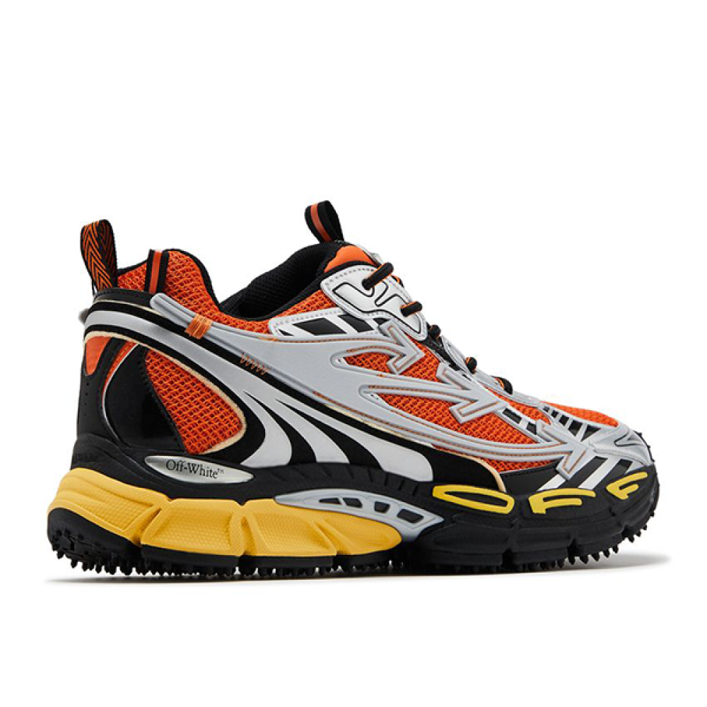 Off-White Be Right Back Sneaker Silver Black Orange - E-SEVEN STORE