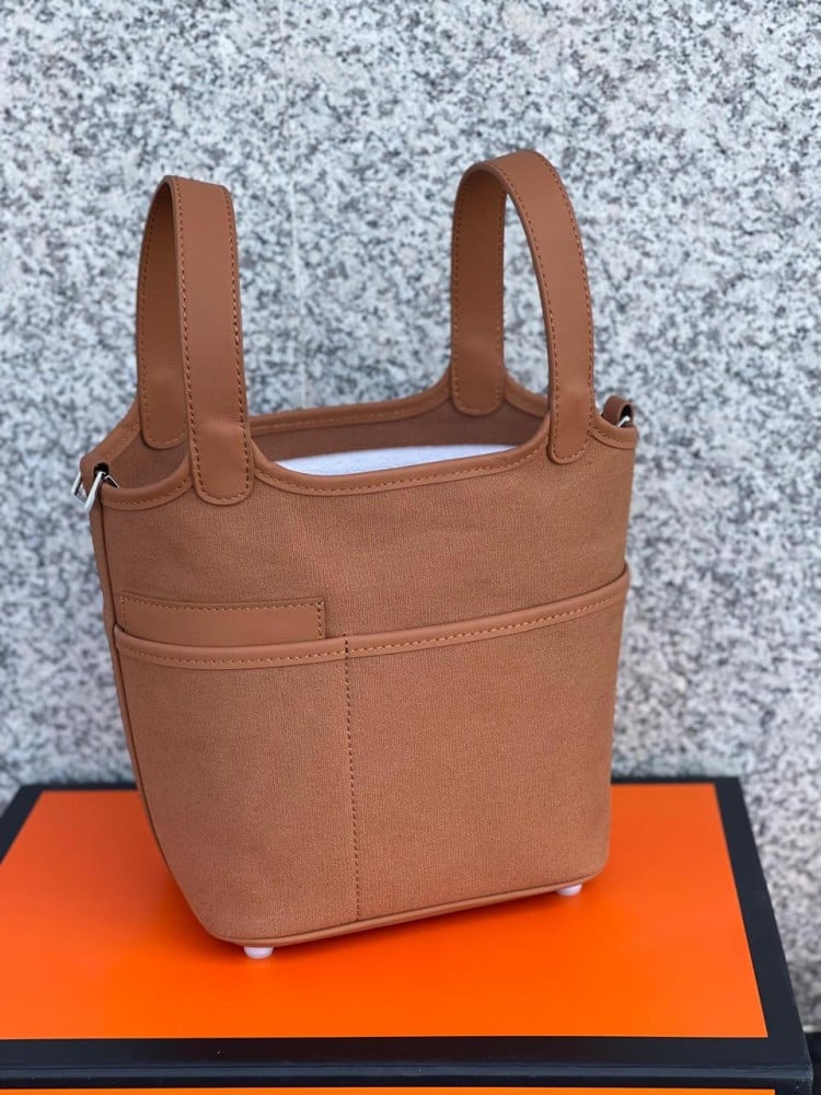 Hermes women's bag, honey-brown Picotin E-SEVEN STORE