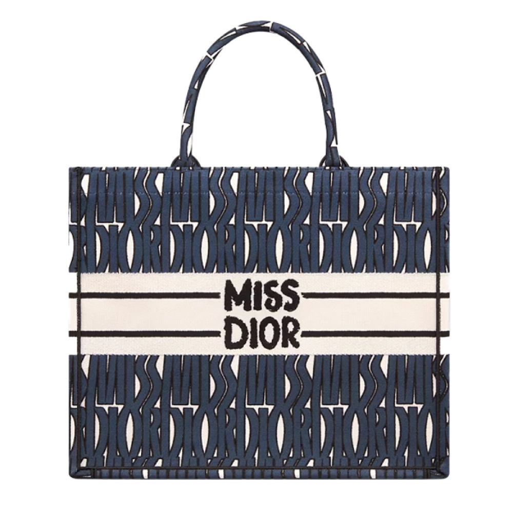Dior Tote Bag in Luxury Navy Blue
