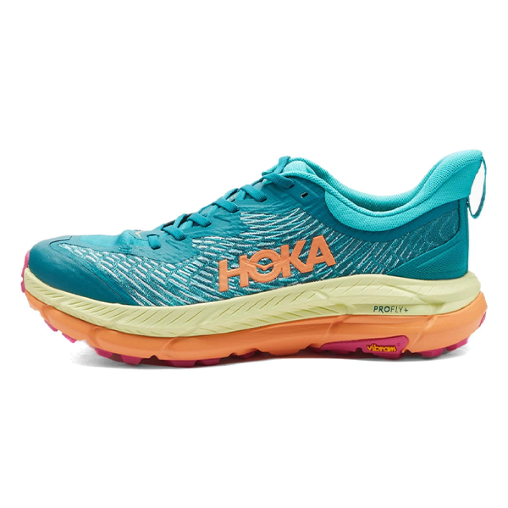 Hoka Mafat Speed 4 Sneaker Sport in Blue and Orange