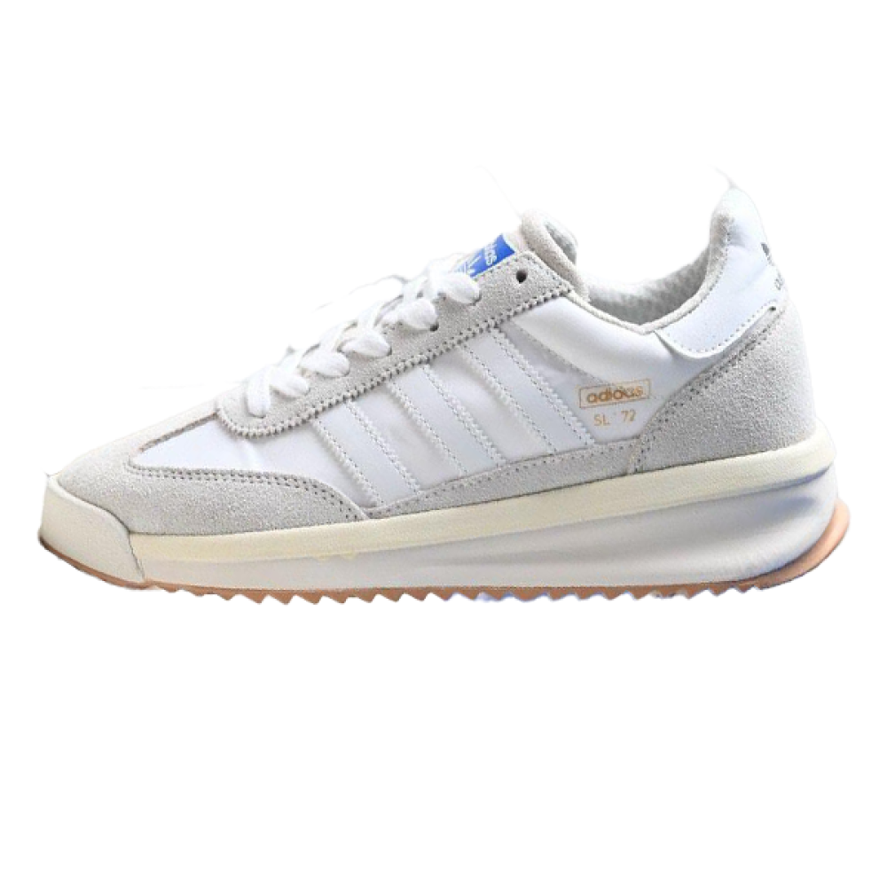 Adidas SL72 Unisex Flat Sneakers, Grey and White