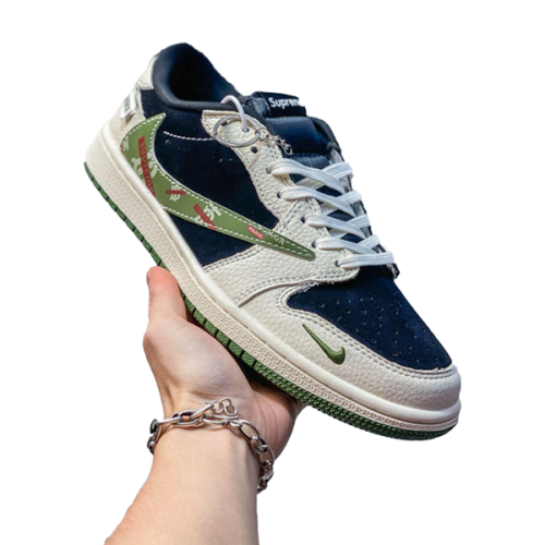 28cm TRAVIS SCOTT×AIR JODAN1LOW トラビス Air Jordan 1 Low x Travis Scott \u0027Sail and Ridgerock\u0027 (DM7866-162