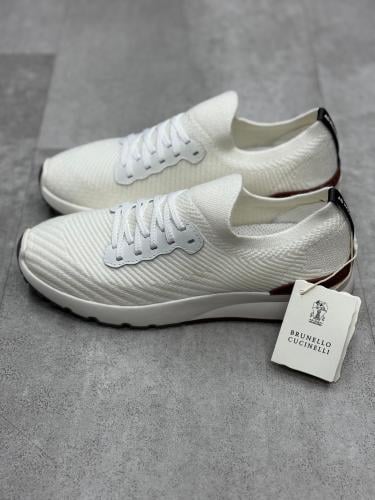 VIP【関税送料無料】希少 BRUNELLO CUCINELLI WHITE SNEAKERS b70ee3e6-cfb3-4c10-8d7c-
