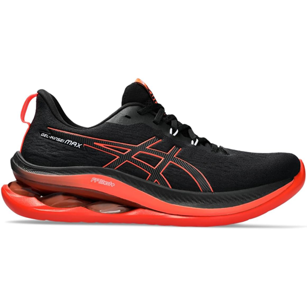 ESKIES Men's Gel-Kensi Max Black Orange Sneaker - E-SEVEN STORE
