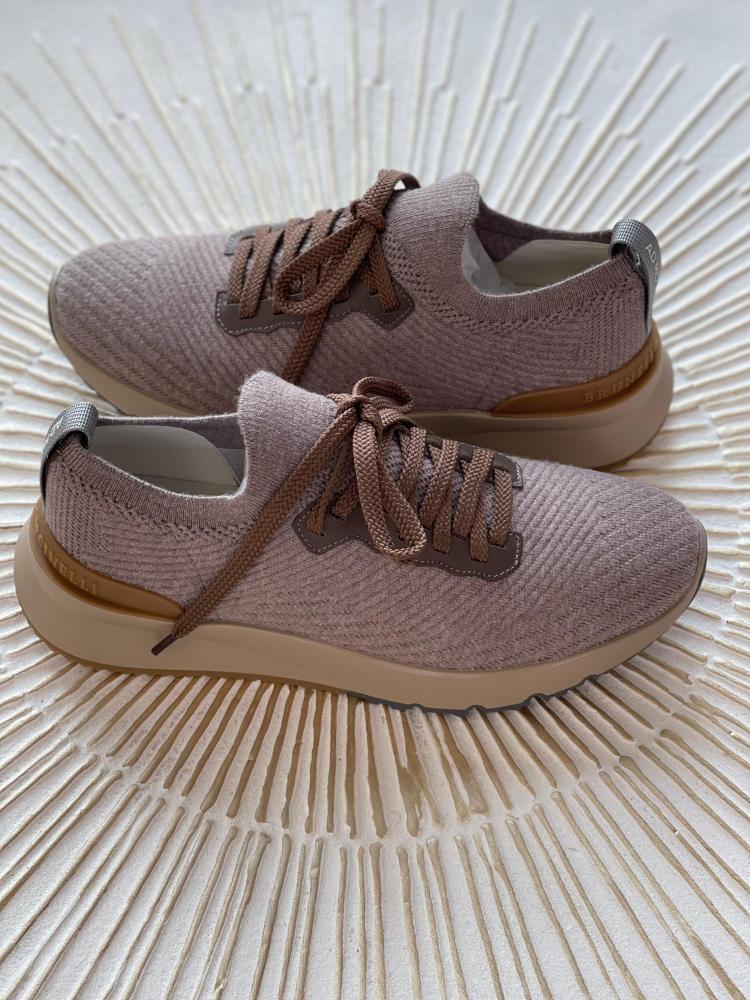 Brunello Cucinelli Men's Smokey Brown Lace-Up Shoes - E-SEVEN STORE