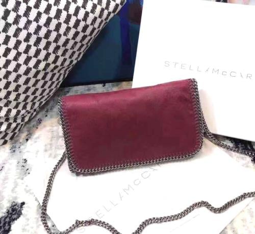 شنطة حمراء ستيلا مكارتني فالابيلا كروس بودي مع حام...