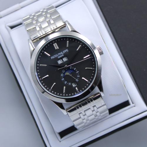 【ken】 Bulgari Octo Finissimo Silver and Black Metal Watch - E-SEVEN STORE