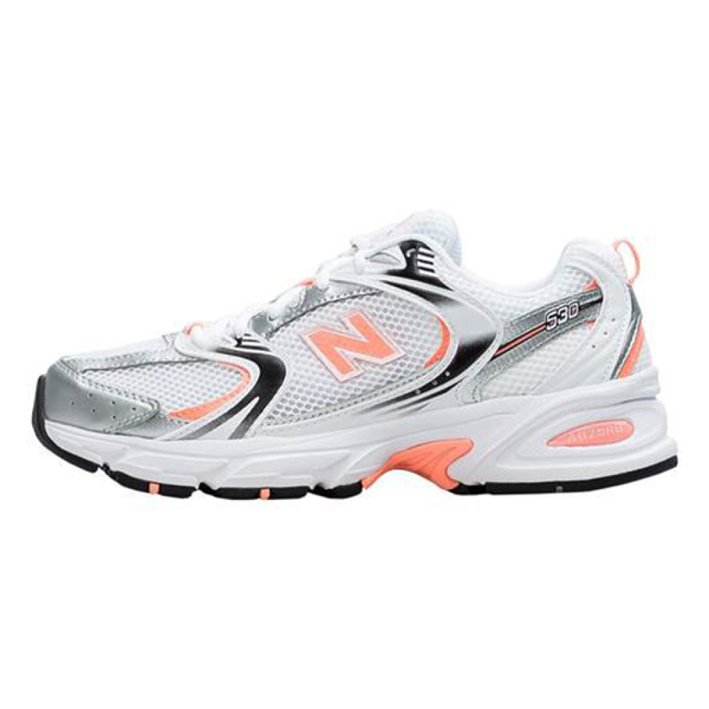 New Balance 530 Unisex Sneakers Light Orange Silver & White