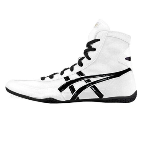 ルネ ASICS Prime Attack Black White High Top Men's Shoe - E-SEVEN