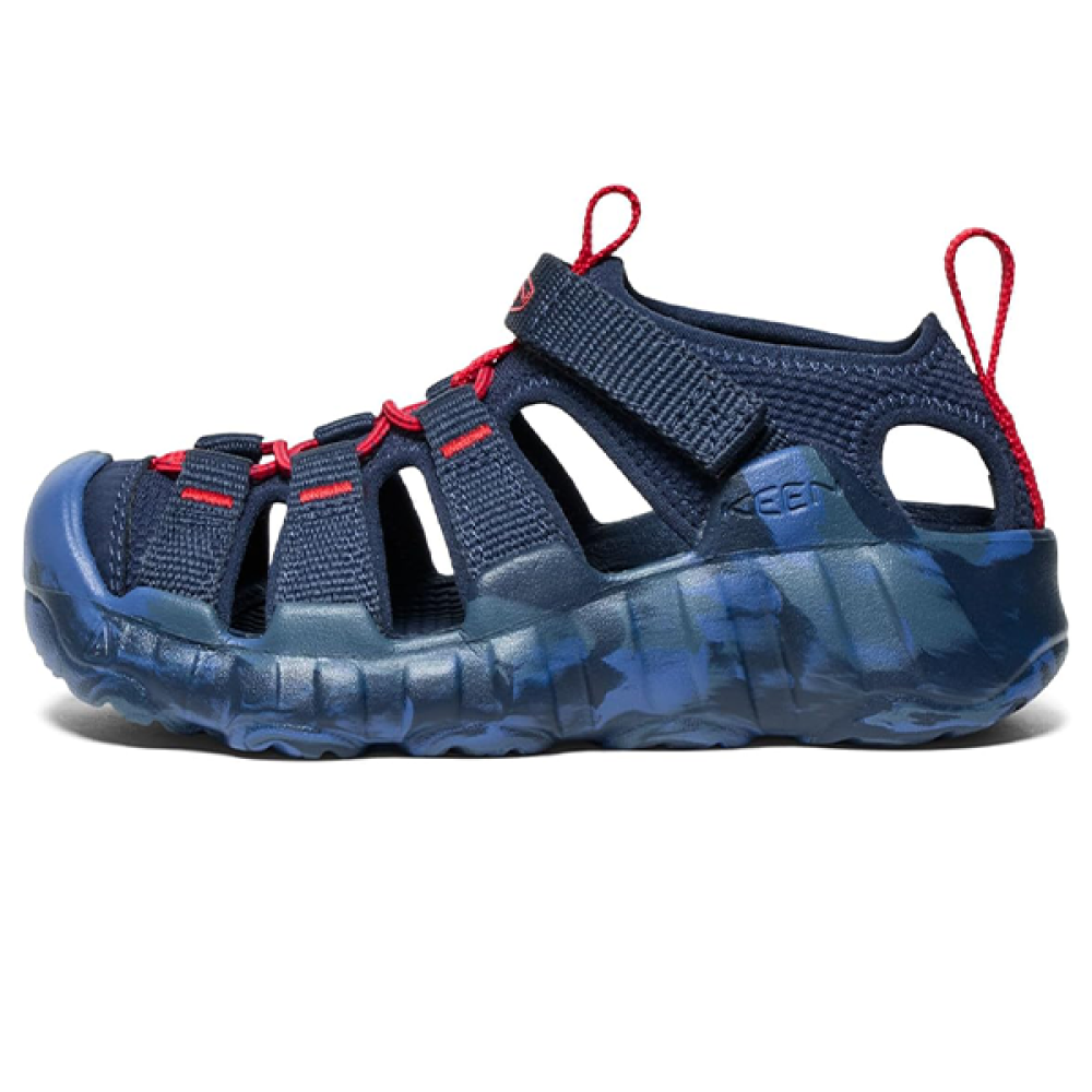 صندل رياضي للأطفال كين هايبربورت لون كحلي وأحمر