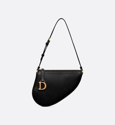 Dior Women's Black Saddle Leather Bag | ESEVEN STORE