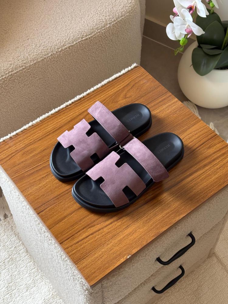 صندل مفتوح رجالي ايرمز شايبر شامواه بنفسجي واسود