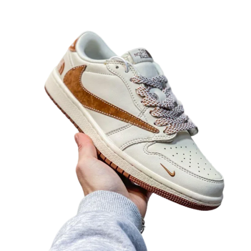 Nike Jordan 1 Low x Travis Scott Mocha Shoes - E-SEVEN STORE