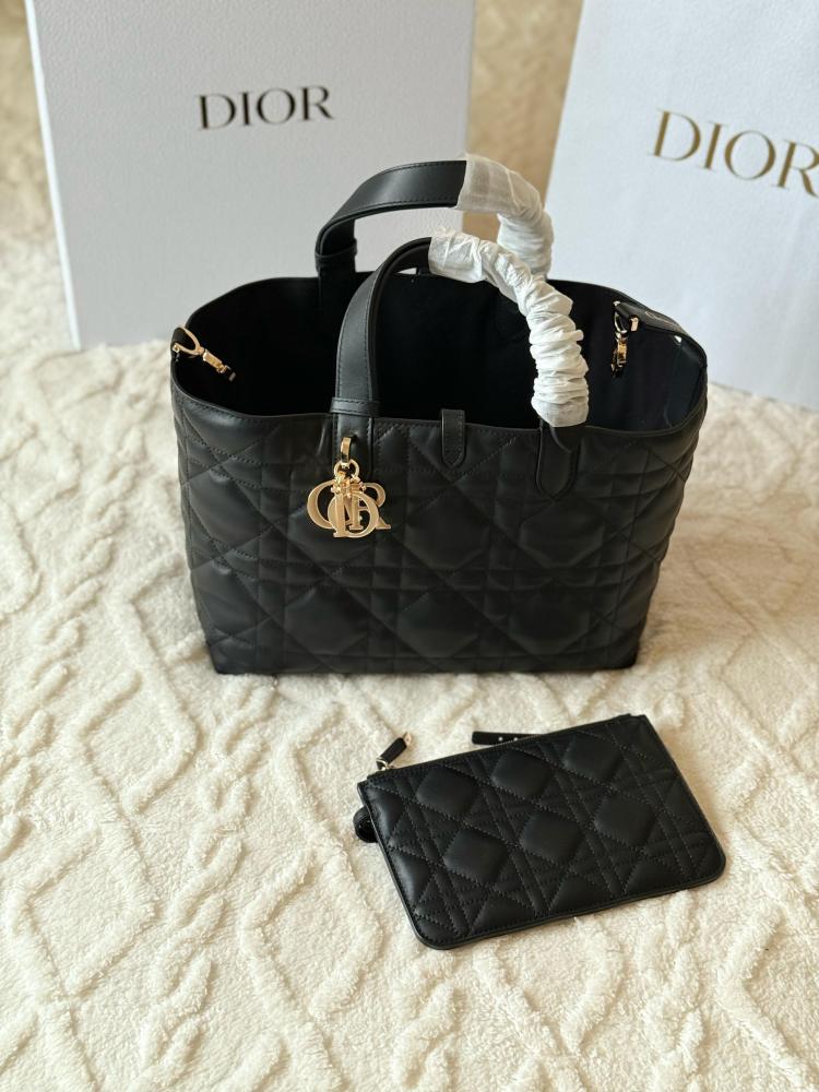 【Dior】レア♪Toujours バッグ ラージ ブラック Women's Large Dior Toujours Bag | DIOR | 24S