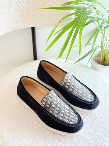 Dior Granville ローファー Dior Granville Loafer Black Smooth Calfskin with Beige and Black