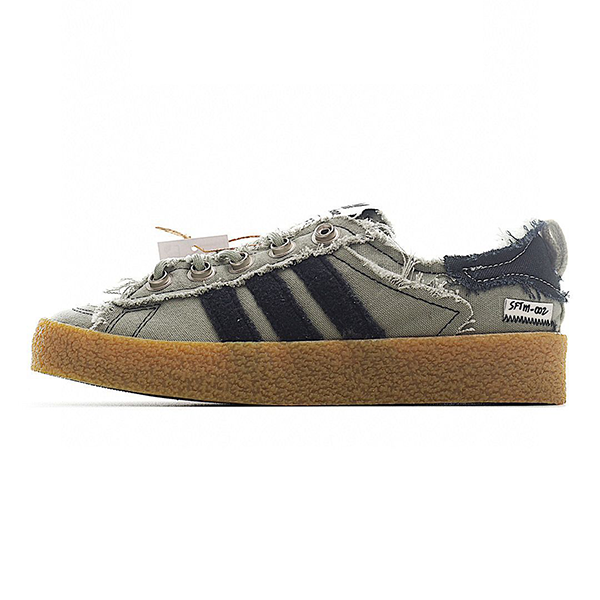 Adidas Campus 80s Casual Sports Shoes Grey with Black E-SEVEN STORE
