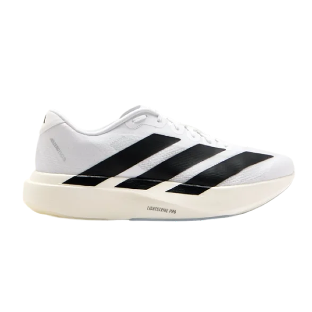 Adidas Adizero Shoes Canvas Sneakers with Laces, White