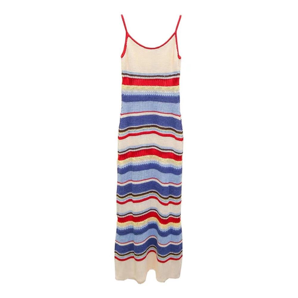 Chanel long summer dress, open, suitable for the beach, in