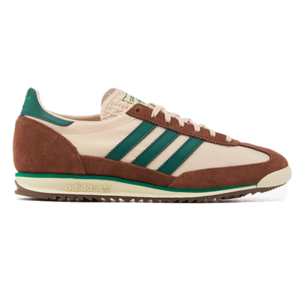 Adidas Originals SL72 Sneakers, Brown, Beige and Green