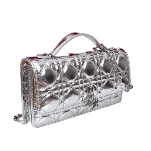Dior Montaigne Women's Luxury Handbag with Flap, White | ESEVEN STORE