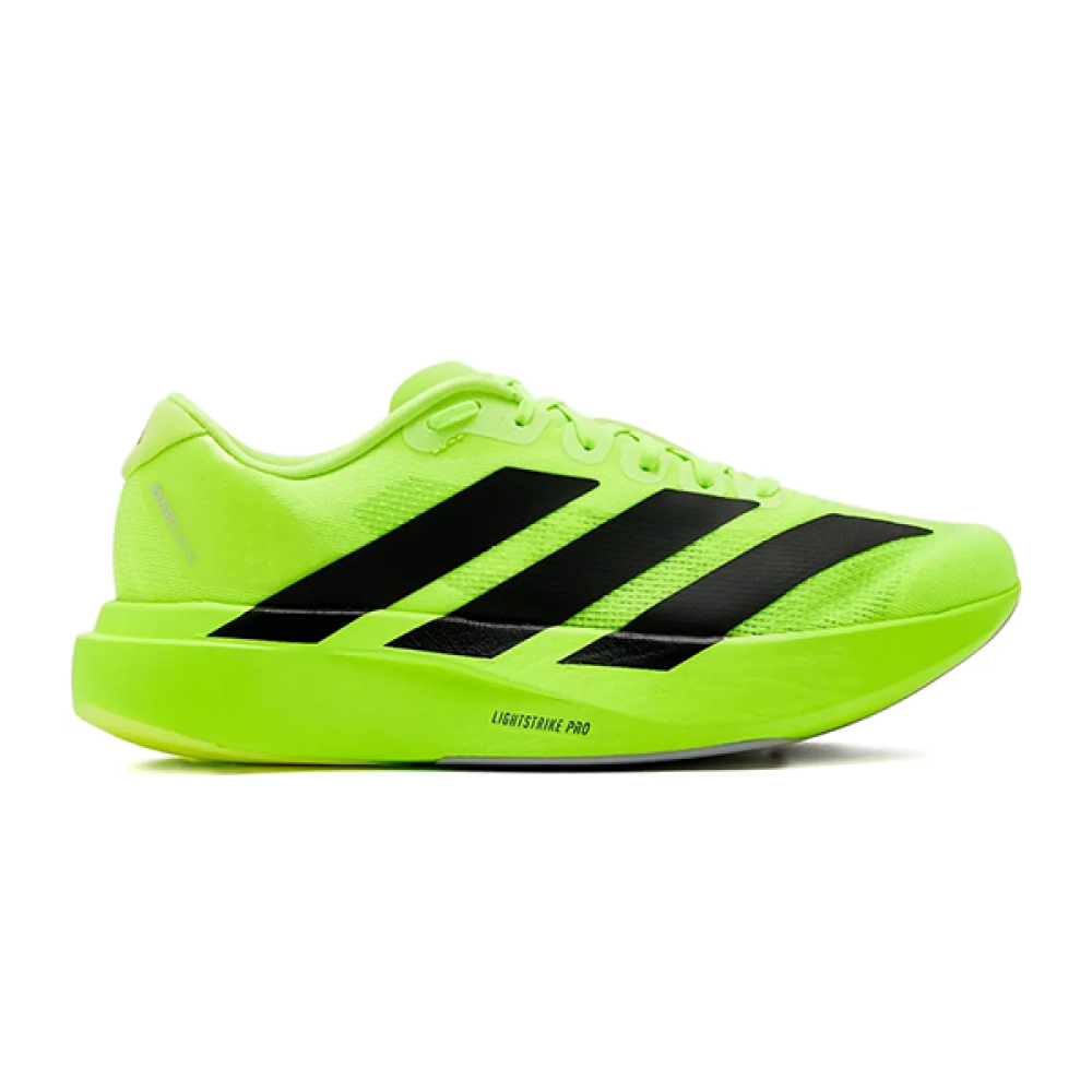 アディゼロEVOSL Adidas Adzero Evo SL Men's Shoes Lime Green and Black - E