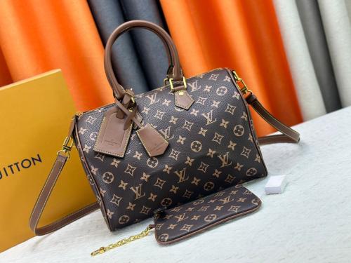 Louis Vuitton Giant Monogram Top Handle Handbag in Black - E-SEVEN
