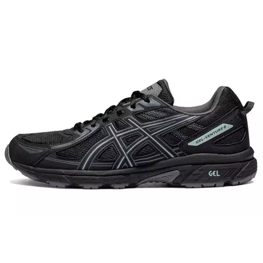 سنيكر ASICS Gel-Venture 6 لون أسود لمسات رمادي
