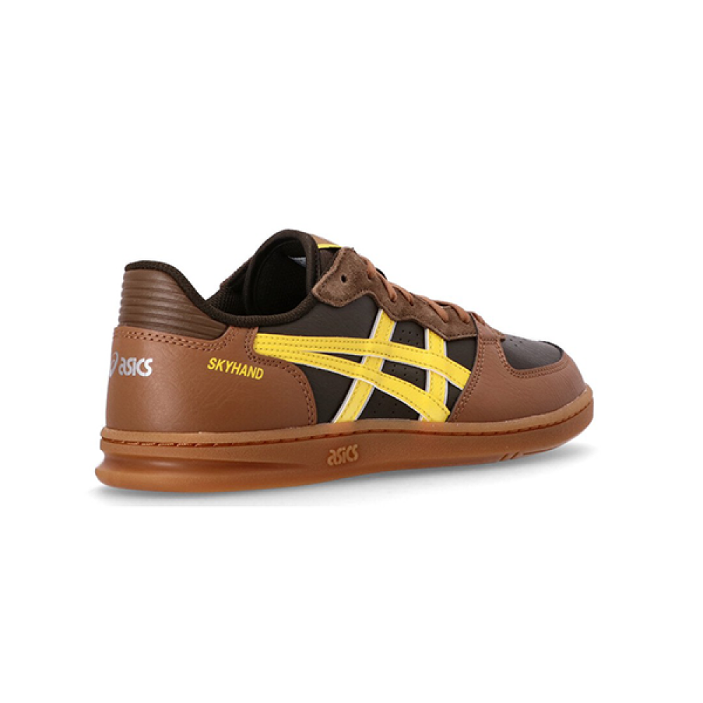 ASICS SKYHAND OG Sneaker Brown and Yellow - E-SEVEN STORE